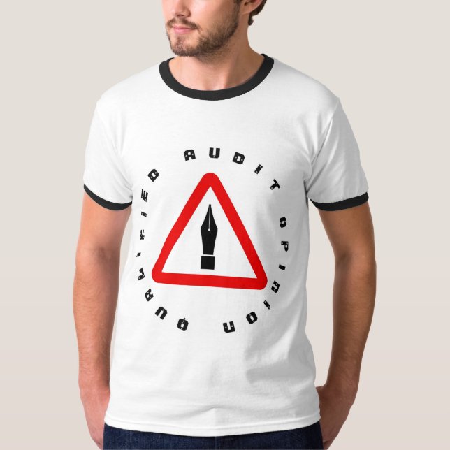 tanktopet "Qualified Audit Opinion" T Shirt (Framsida)