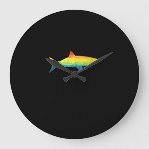 Tanktopet Rainbow Shark Gay pride Flagga HBT LGBTQ Stor Klocka