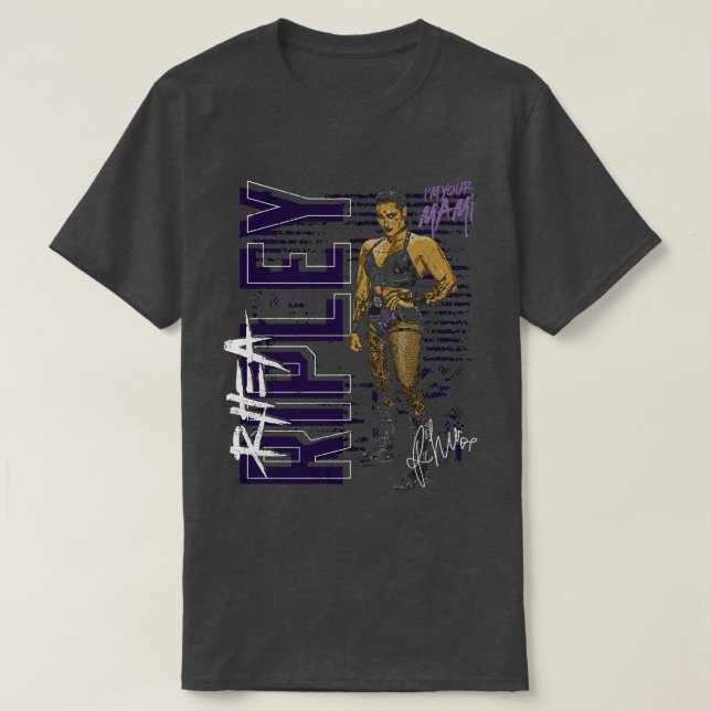 Tanktopet Rhea Ripley Lodrät T Shirt (Design framsida)