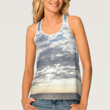 Tanktopet Sea&Cloudy Himlar Women's Racerback