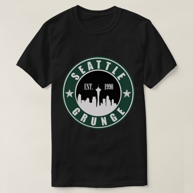 Tanktopet Seattle Grunge Racerback T Shirt (Design framsida)
