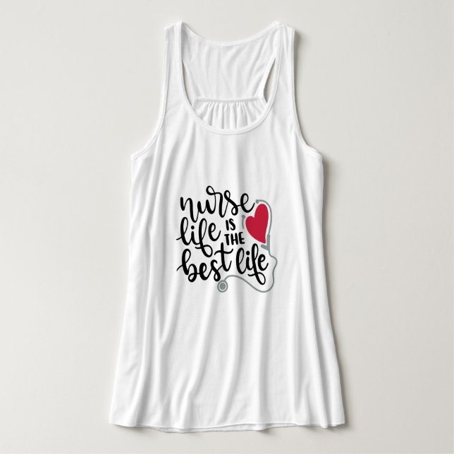Tanktopet Sjukförsäkring Linne Med Racerback (Design framsida)