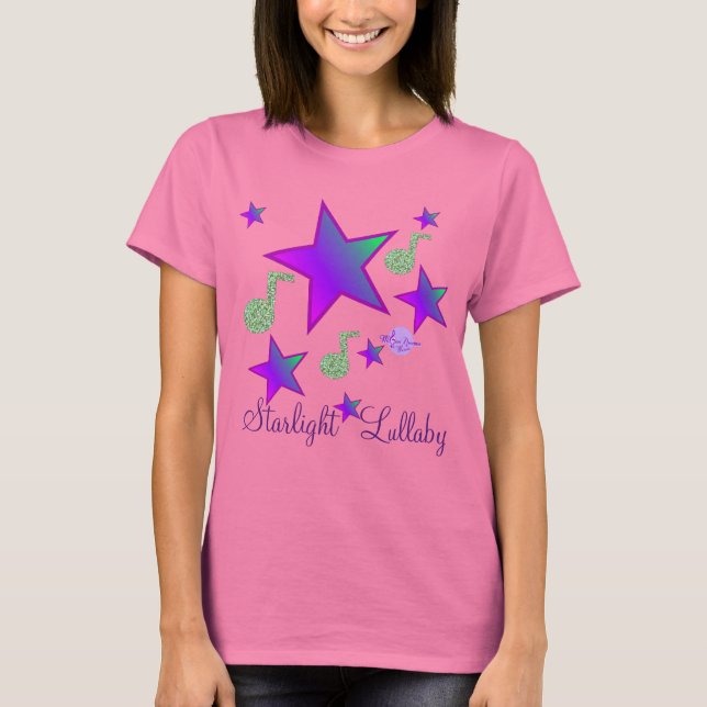 Tanktopet Starlight Lullaby Mint Grönt Flowy Skörd T-shirt (Framsida)