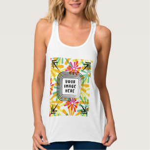 Tanktopet Template Bella+Canvas Flowy Racerback Linne Med Racerback