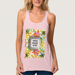 Tanktopet Template Bella+Canvas Flowy Racerback Linne Med Racerback