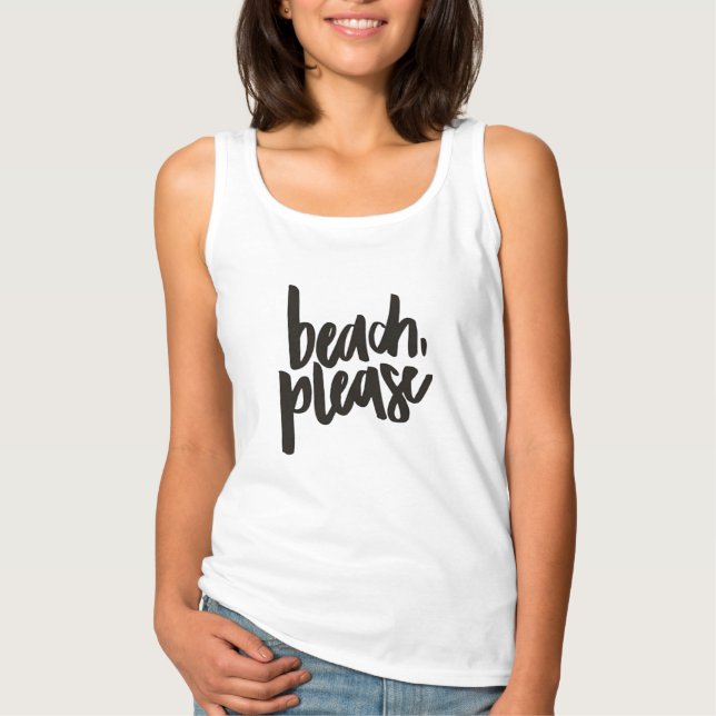 Tanktopet Var vänlig Tee Shirt (Framsida)