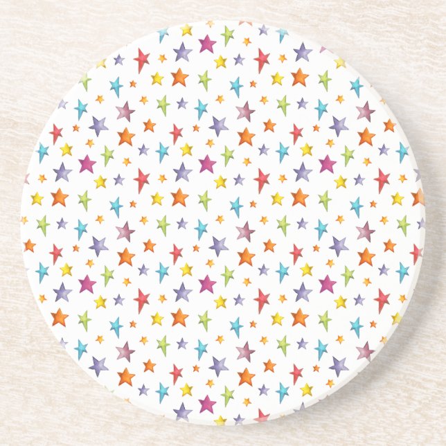 Tanktopet Watercolor färg stjärnor Underlägg (Framsidan)