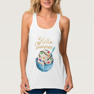 Tanktopet Women's Bella+Canvas Flowy Racerback Linne Med Racerback