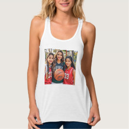 Tanktopet Women's Bella+Canvas Flowy Racerback Linne Med Racerback