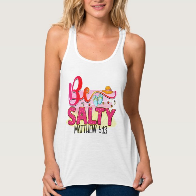 Tanktopet Women's Bella+Canvas Flowy Racerback Linne Med Racerback (Framsida)
