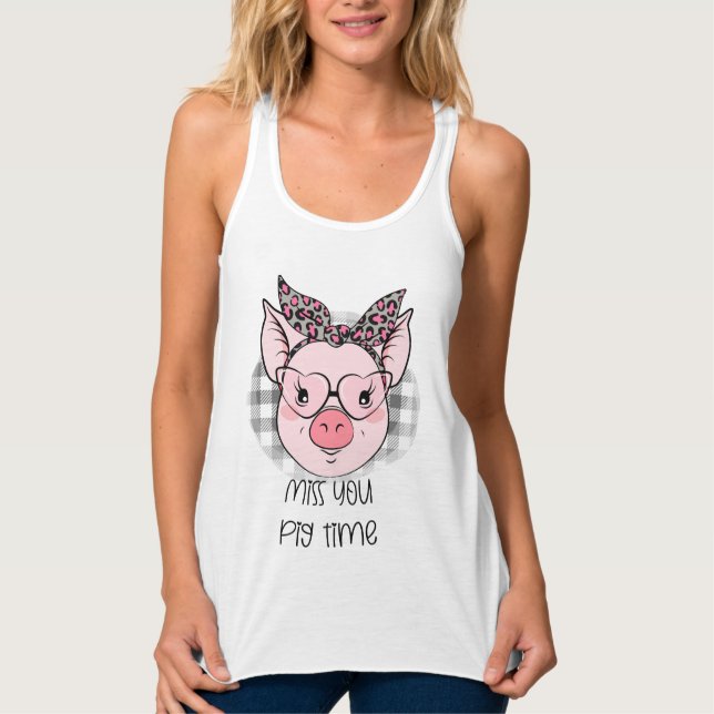 Tanktopet Women's Bella+Canvas Flowy Racerback Linne Med Racerback (Framsida)