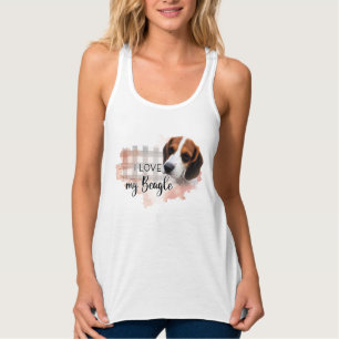 Tanktopet Women's Bella+Canvas Flowy Racerback Linne Med Racerback