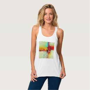 Tanktopet Women's Bella+Canvas Flowy Racerback Linne Med Racerback