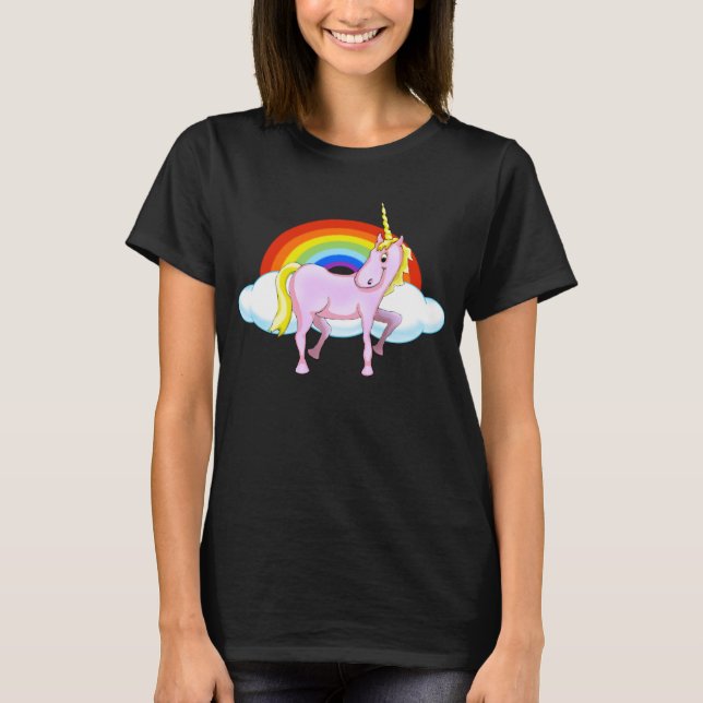 Tanktopet Womens Unicorn T Shirt (Framsida)