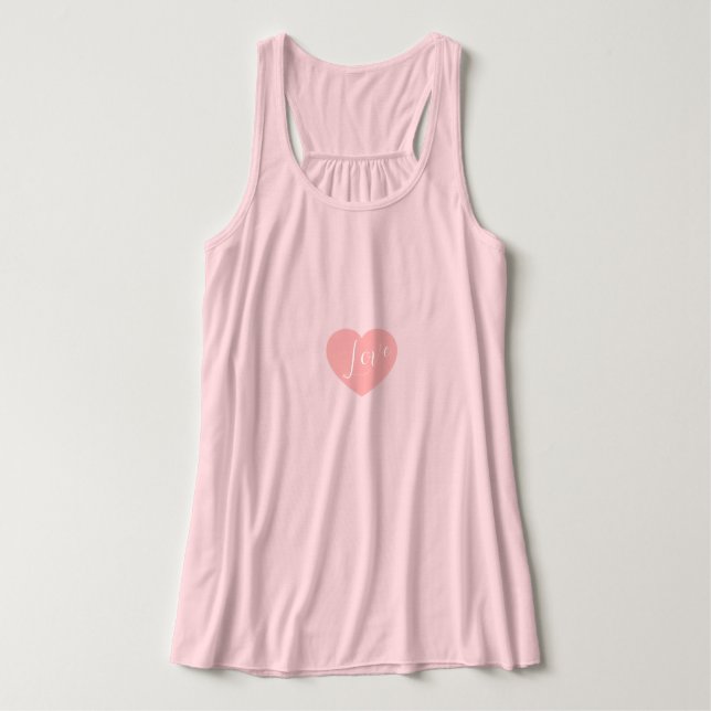 tanktoppar linne med racerback  (Design framsida)
