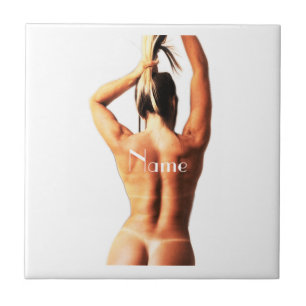 Tanlines Thunder_Cove för Fitness-modell Kakelplatta