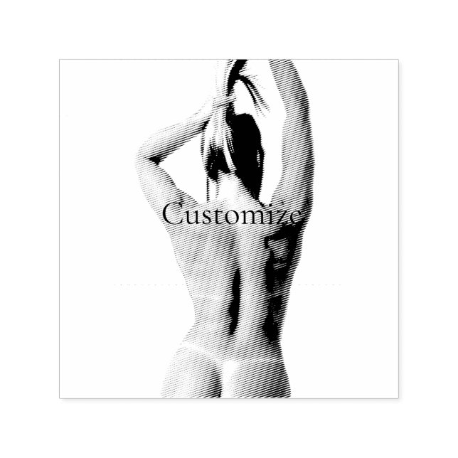 Tanlines Thunder_Cove för Fitness-modell Självfärgande Stämpel (Design)