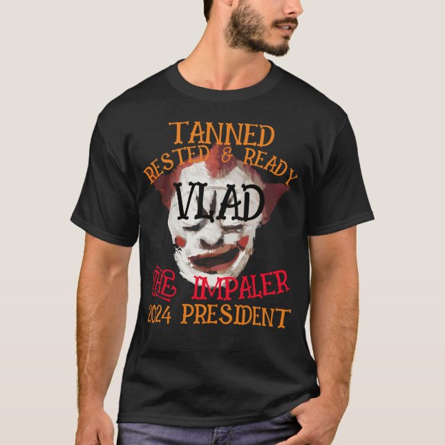 Tannad återställning och Redo VLAD IMPALER T Shirt (Framsida)