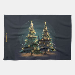 Tannenbaum-strålning Kökshandduk