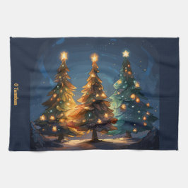 Tannenbaum-strålning Kökshandduk