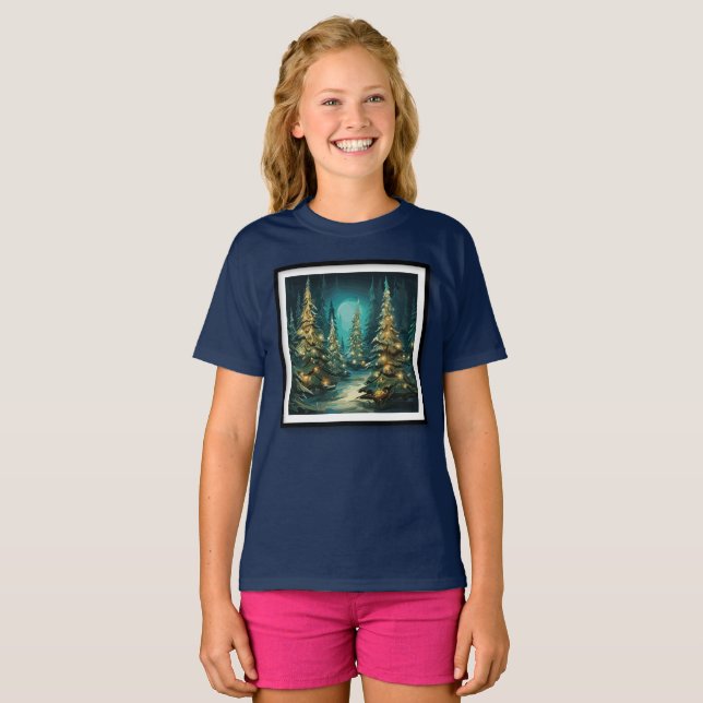 Tannenbaum-strålning T Shirt (Hel framsida)