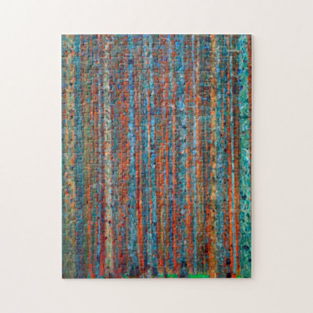 Tannenwald Gustav Klimt Pussel (Vertikal)