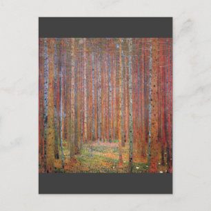 Tannenwald I av Gustav Klimt Vykort