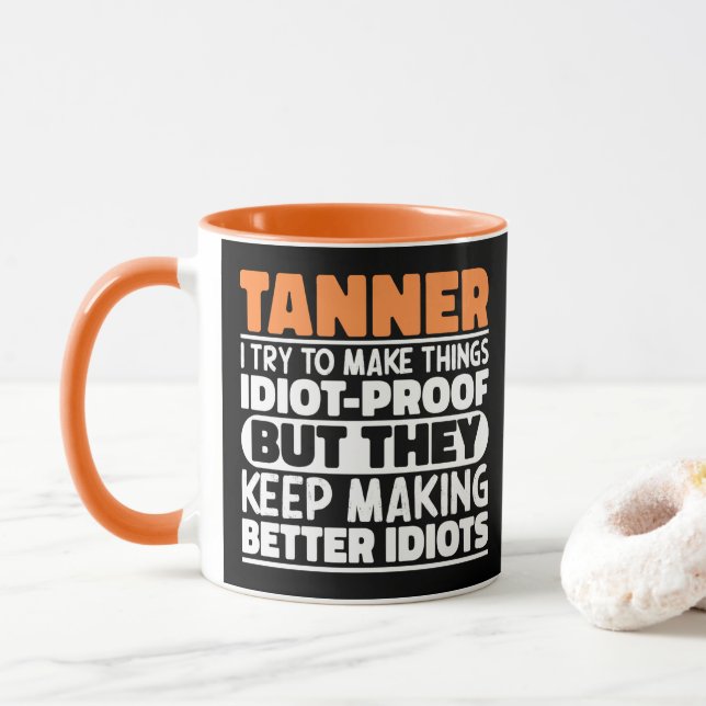 Tanner jag försöker göra saker roliga Sägningar Ta Mugg (Med munk)