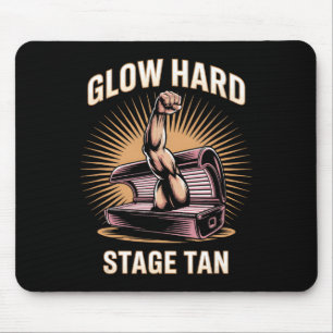 Tanning Bed Glow Hard Konkurrents Fitness Fläkt Ta Musmatta