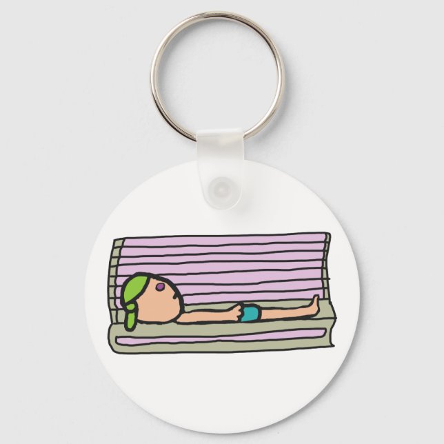 Tanning Bed Nyckelring (Framsida)