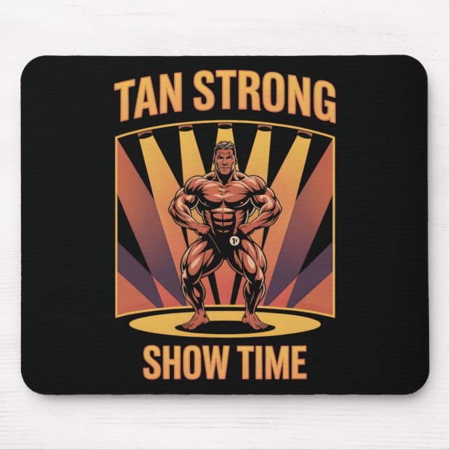 Tanning Bed Tan Strong Idrottares Gym Goers Bronze Musmatta (Framsidan)