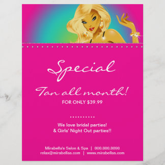 Tanning Flyer Rainbow Jewelry Woman Rosa
