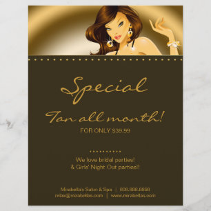 Tanning Flyer Toppen Guld Jewelry Woman