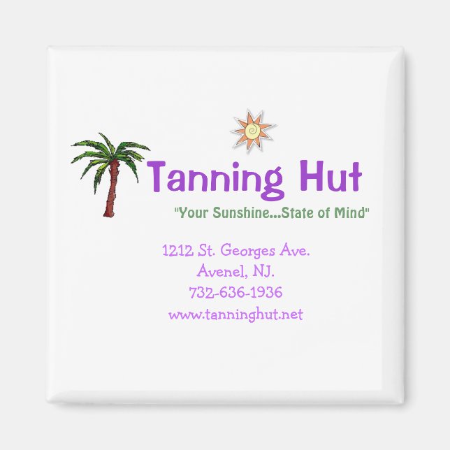 Tanning Hut Magnet nr 3 (Framsidan)