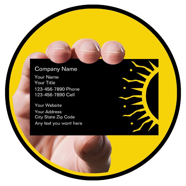 Tanning Salon Affärskorts Visitkort (Skapare uppladdad)