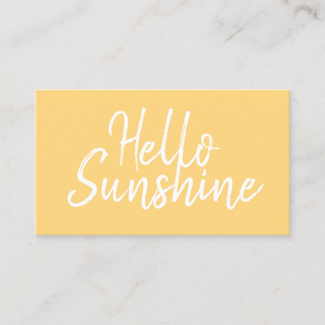 Tanning/skönhetssalong - modernt minimalistiskt fö visitkort (Framsida)