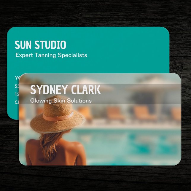 Tanning Visitkort (Tanning Business Cards)