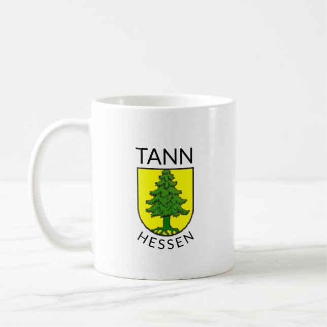 Tanns vapensköld, Hessen (Tyskland) Kaffemugg (Vänster)