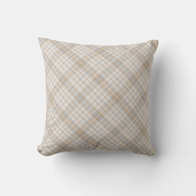 Tans Grays and Creams Play Pillows-munstycke Kudde (Framsida)