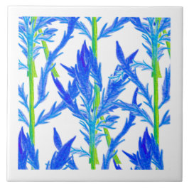 Tansy (L) på keramiskt plattor Kakelplatta