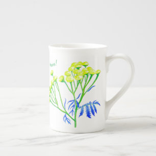 Tansy på Bone China Mugg Benporslin Mugg