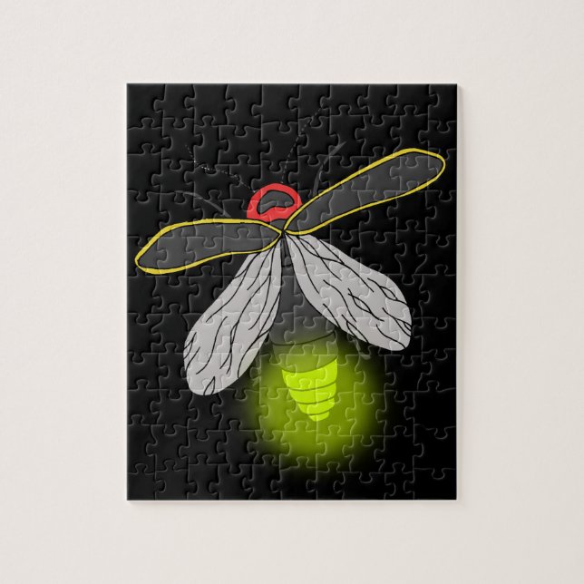 tänt lysmaskflyg pussel (Vertikal)