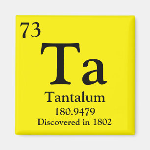Tantalum Periodic Bord Magnet
