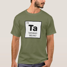 Tantalum/Periodic Bord - Ta Inslag T-Shirt
