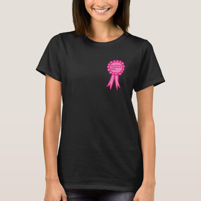 Tantrum Fit Rosa Prisband T Shirt (Framsida)