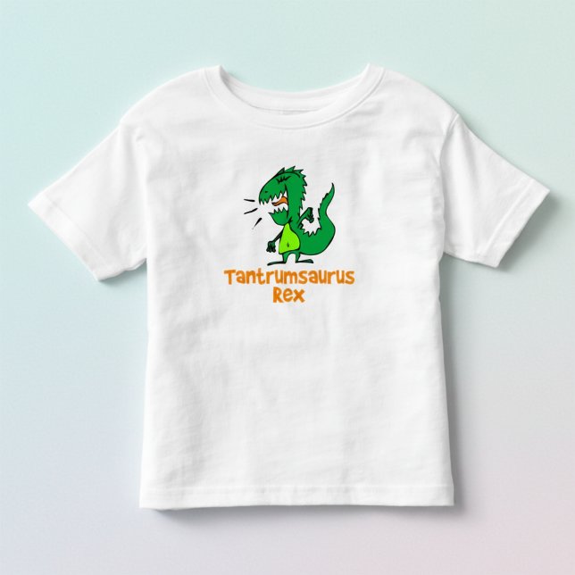 Tantrumsaurus Rex Rolig Barn T-shirt (Tantrumsaurus rex funny toddler t-shirt.)