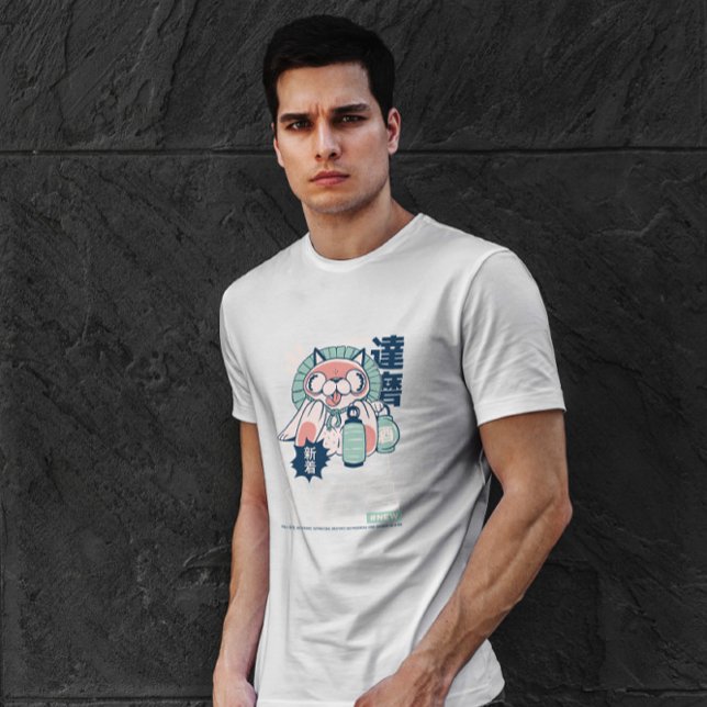 Tanuki Japanska Yokai T Shirt (Skapare uppladdad)