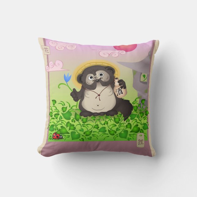 Tanuki kudder kudde (Framsida)