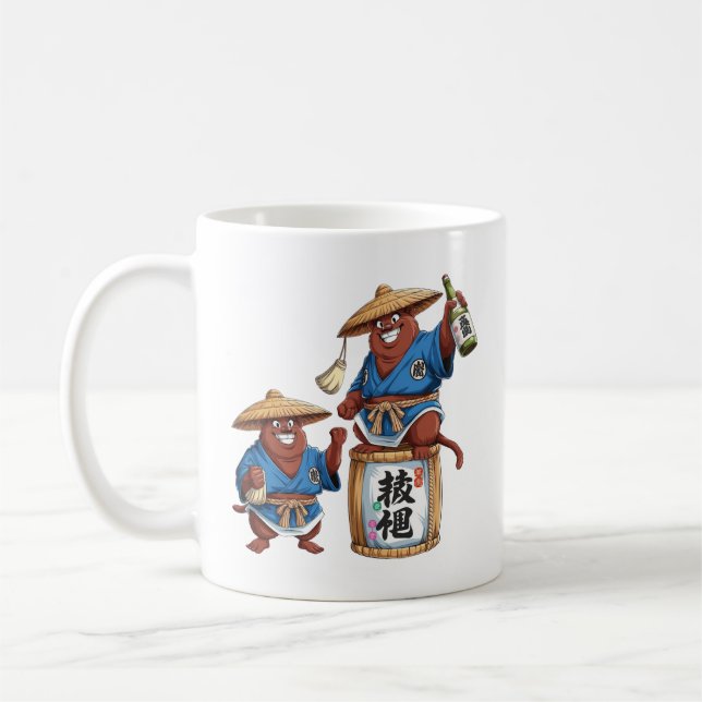 Tanuki Sake Firande Kaffemugg (Vänster)