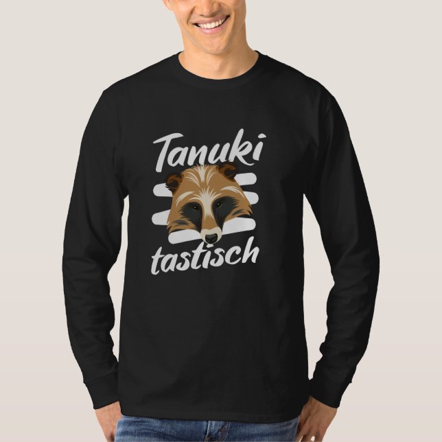 Tanukitastic Funny Ord Game Tanuki T Shirt (Framsida)